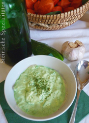 Gurkensalat mit Kürbiskernöl