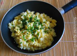 Eiernockerl mit Kresse Eiernockerl mit Kresse