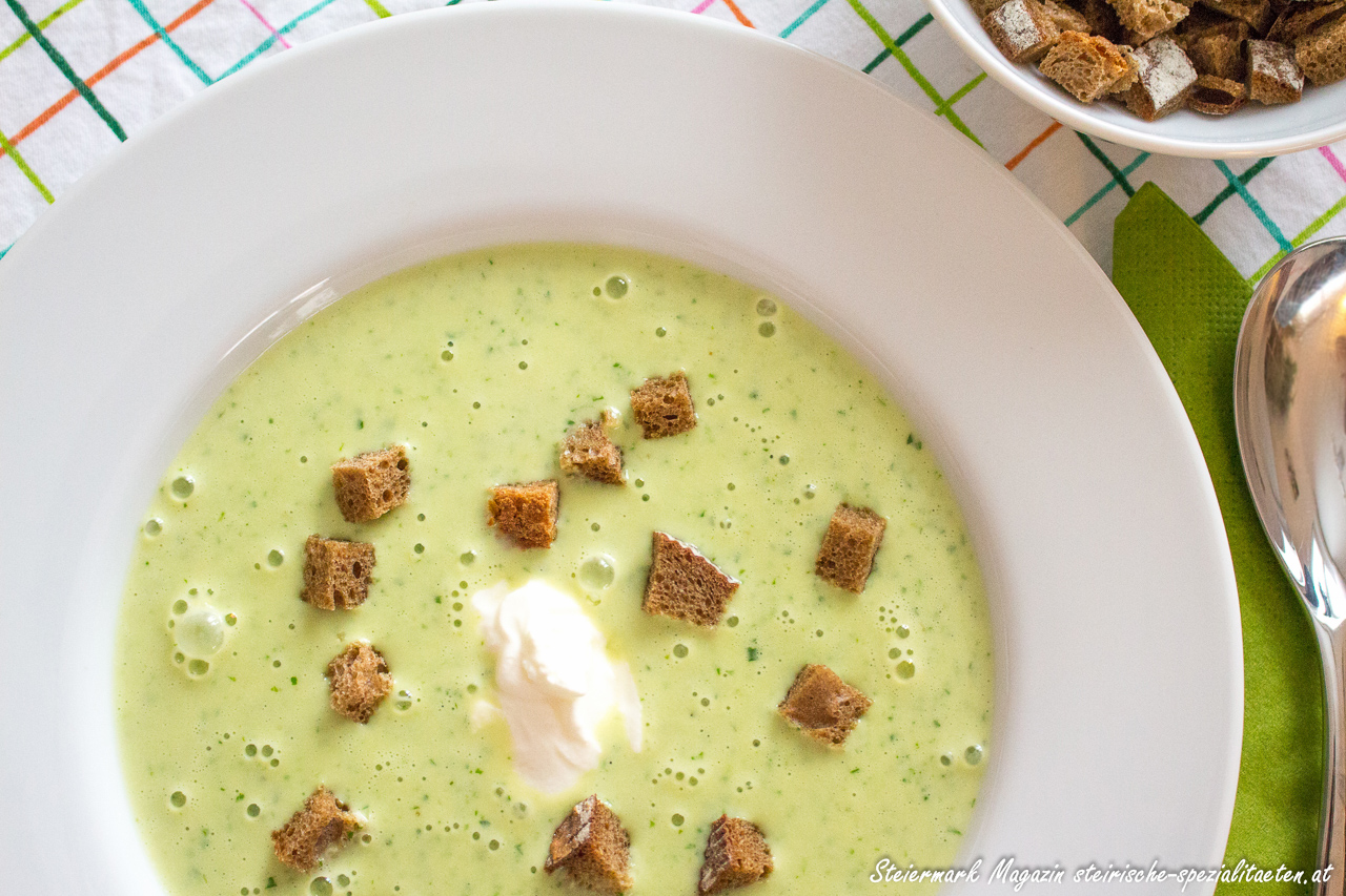 Bärlauchsuppe - Wilde Knoblauchsuppe - Rezept