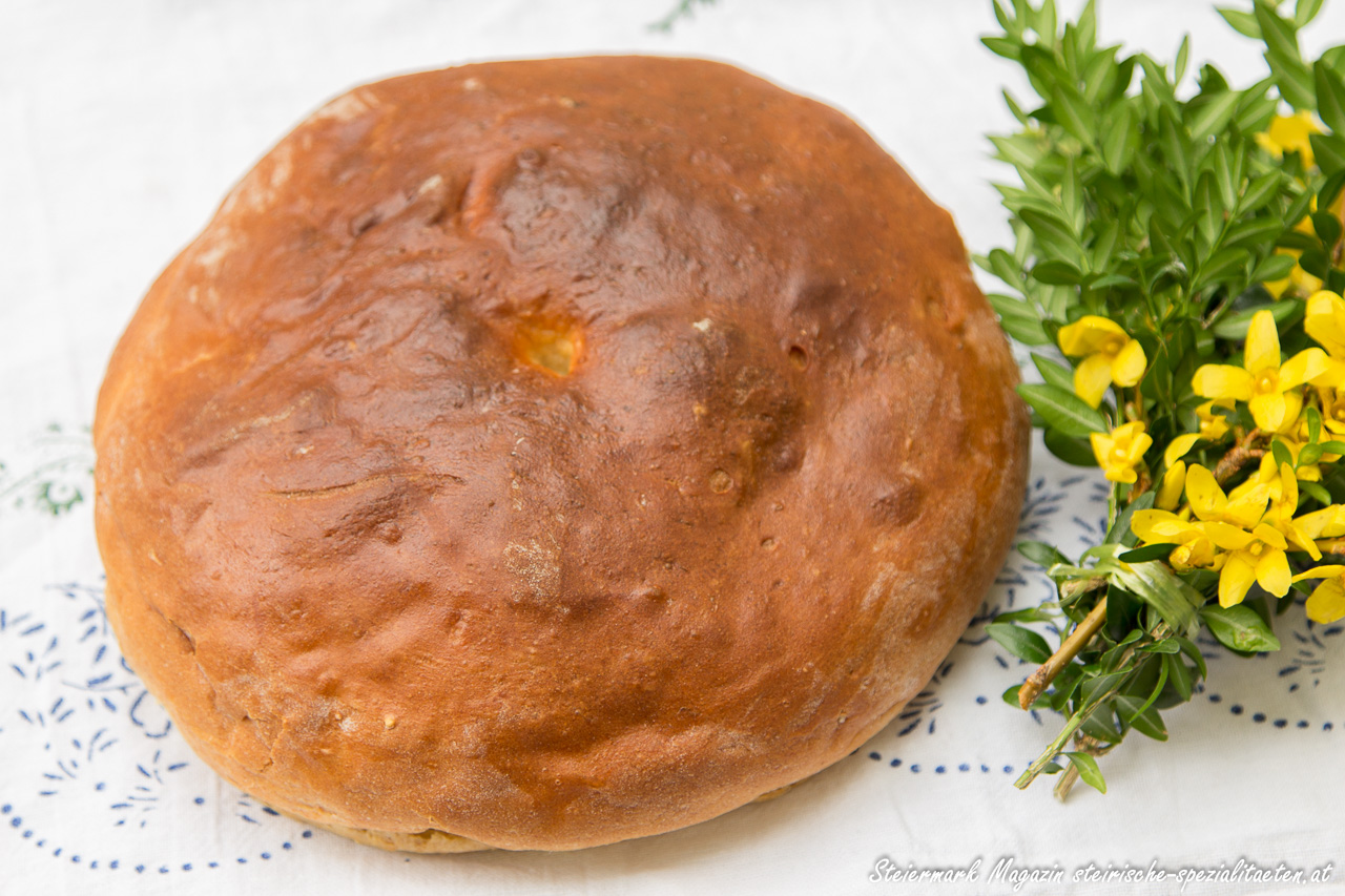 Osterbrot - Weihbrot backen » Das Rezept von Steirische Spezialitäten