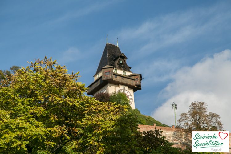 Aufsteirern Wetter Uhrturm Graz