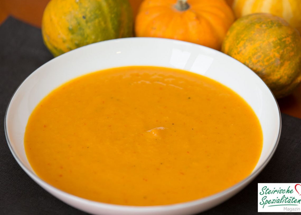Steirische Kürbiscremesuppe Rezept - Steirische Spezialitäten