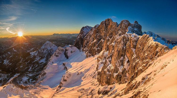 Dachstein Sonnenuntergang