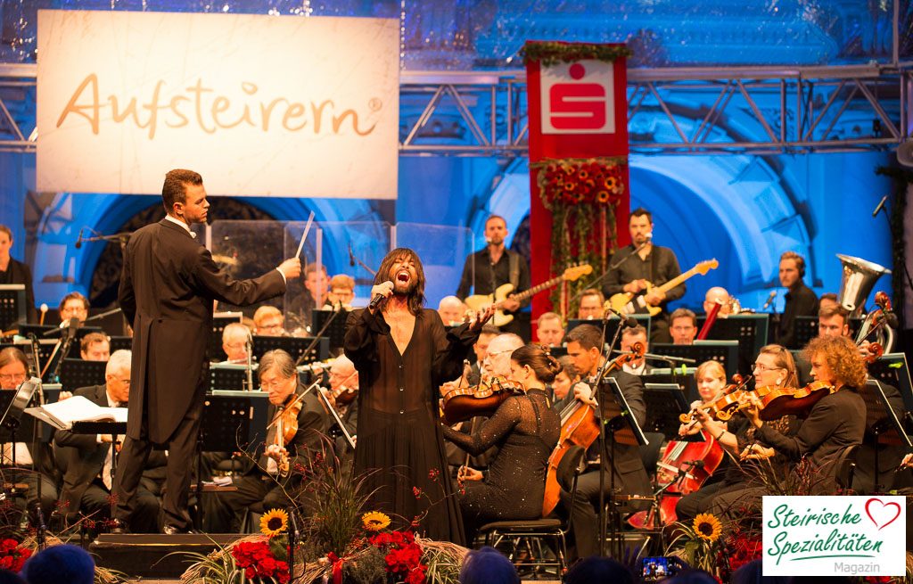 Conchita Auftritt in Graz