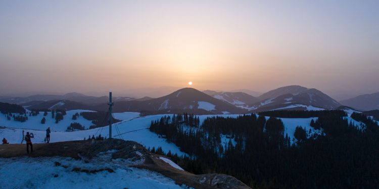 Sonnenuntergang Plankogel