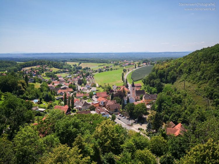 Burgruine Klöch Aussicht