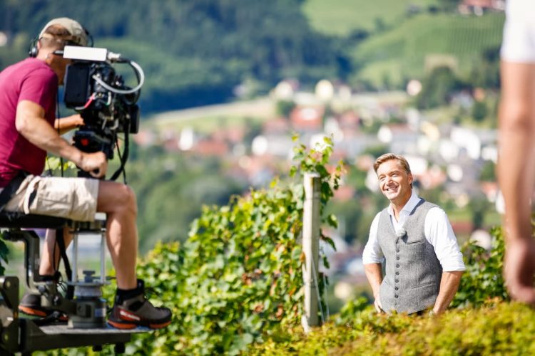 Dreharbeiten mit Hans Knauß in der Weststeiermark