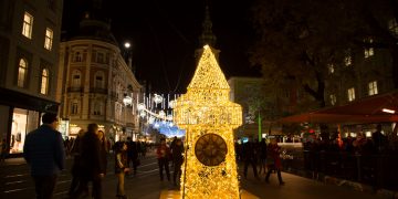 Advent Uhrturm Graz