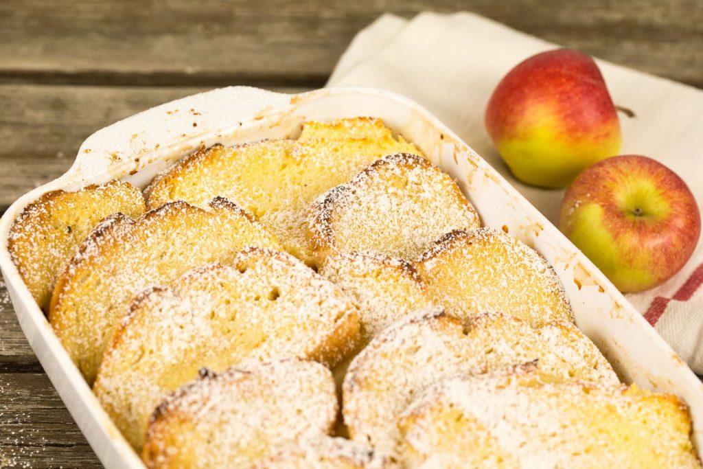 Scheiterhaufen mit Äpfel - von Oma gerne gemacht