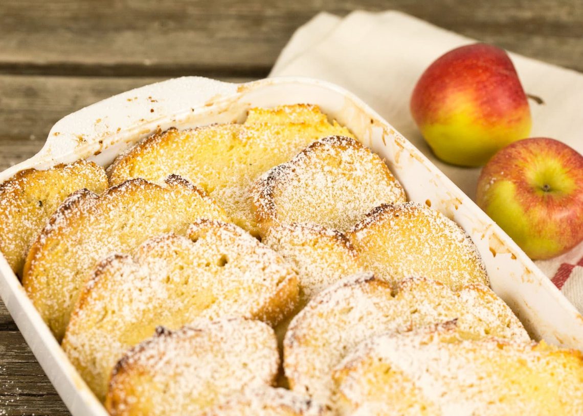 Scheiterhaufen mit Äpfel - von Oma gerne gemacht