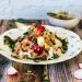 Salat aus Buchweizen, Gemüse mit Kürbiskernpesto