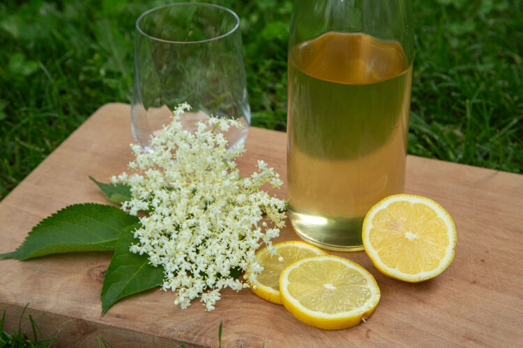 Holunderblütensirup